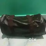 Gym sport bag leather