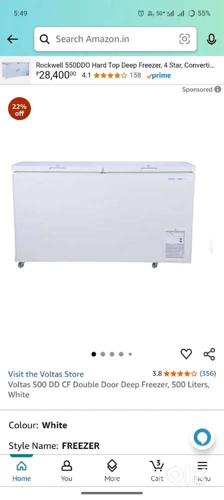 Dubble door de fridgerator