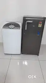 Best Condition! Refrigerator Whirlpool 190ltr & 6.2kg, Videocon W/M/-
