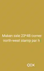 Corner house23*48