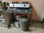 Gas stove with stand