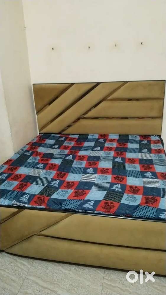 New double bed without mattress
