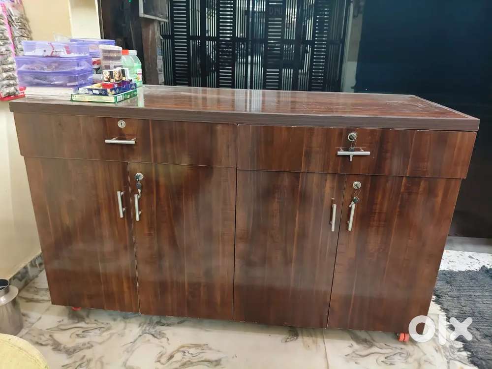 Wooden counter