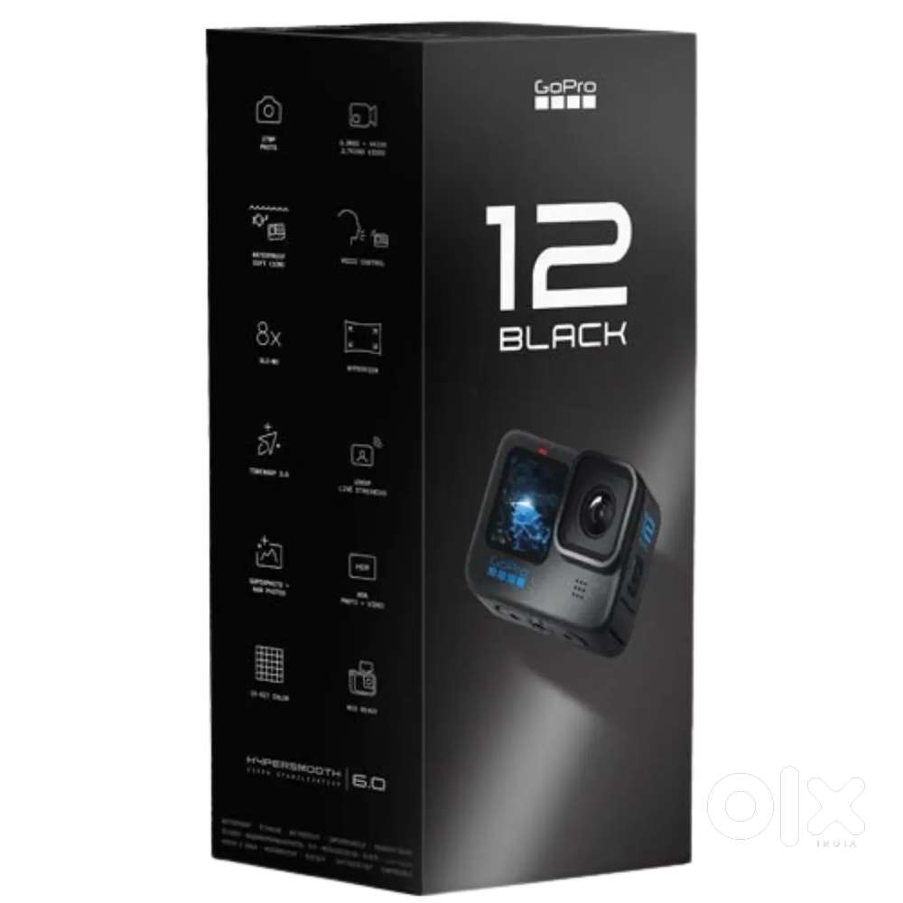 Hero GoPro 12 black with all accessory