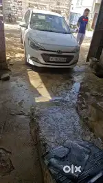Car washing boy