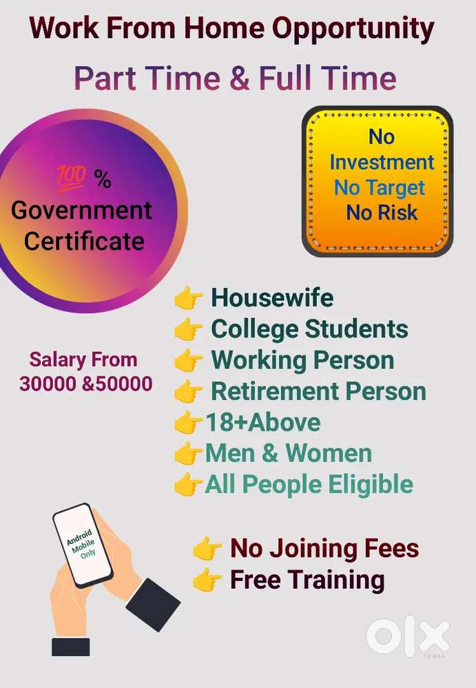 Work from home opportunity