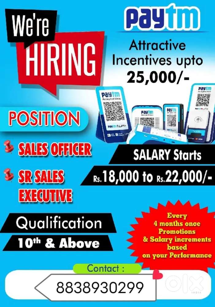 Paytm Qr sales and service