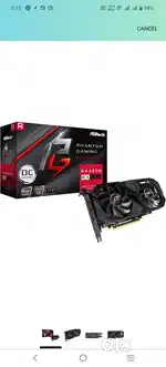 Asrock phantom gaming graphics card rx 580 8gb vram