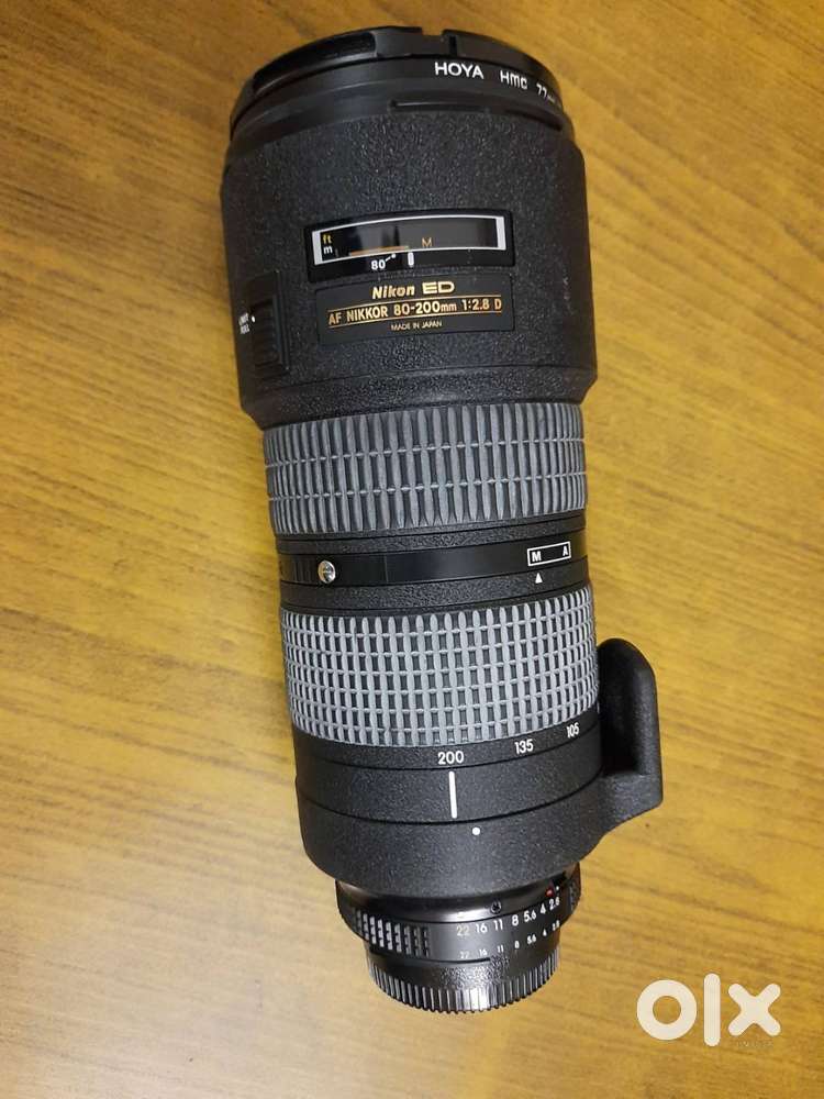 Nikon ED , AF NIKKOR, 80 - 200mm, 1:2.8 D. Also SIMPEX - PRO softbox