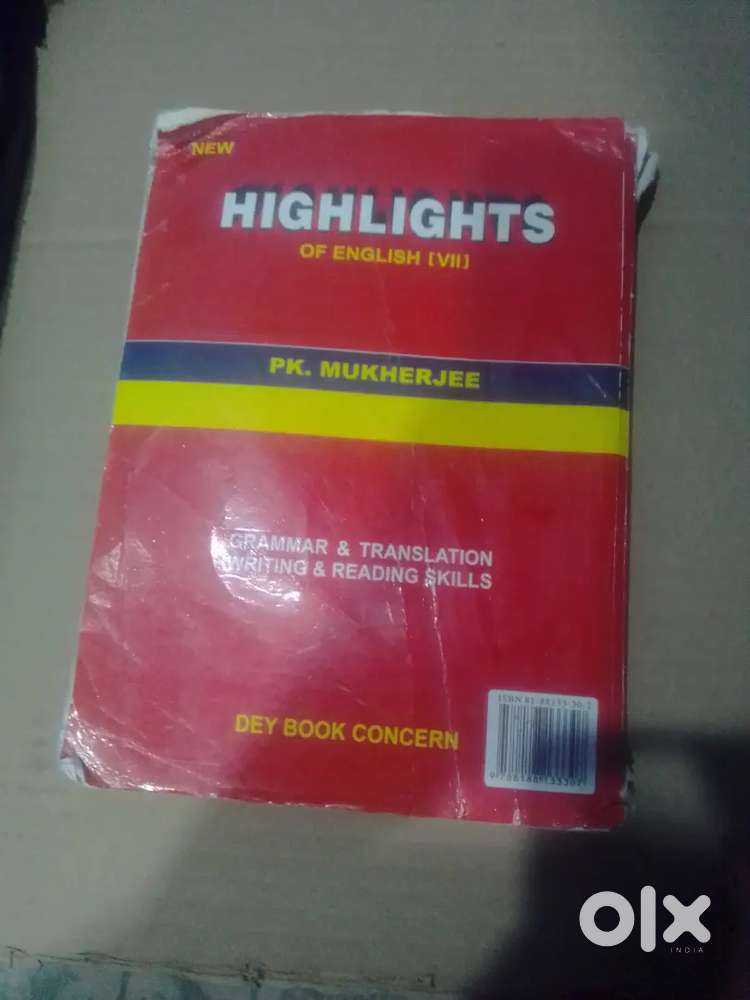 Class 7 grammar highlight book