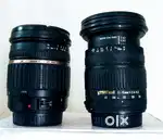 CANON EF MOUNT SIGMA AF 17-70mm f 2.8 & EF-TAMRON 17-50mm f 2.8 LENSES