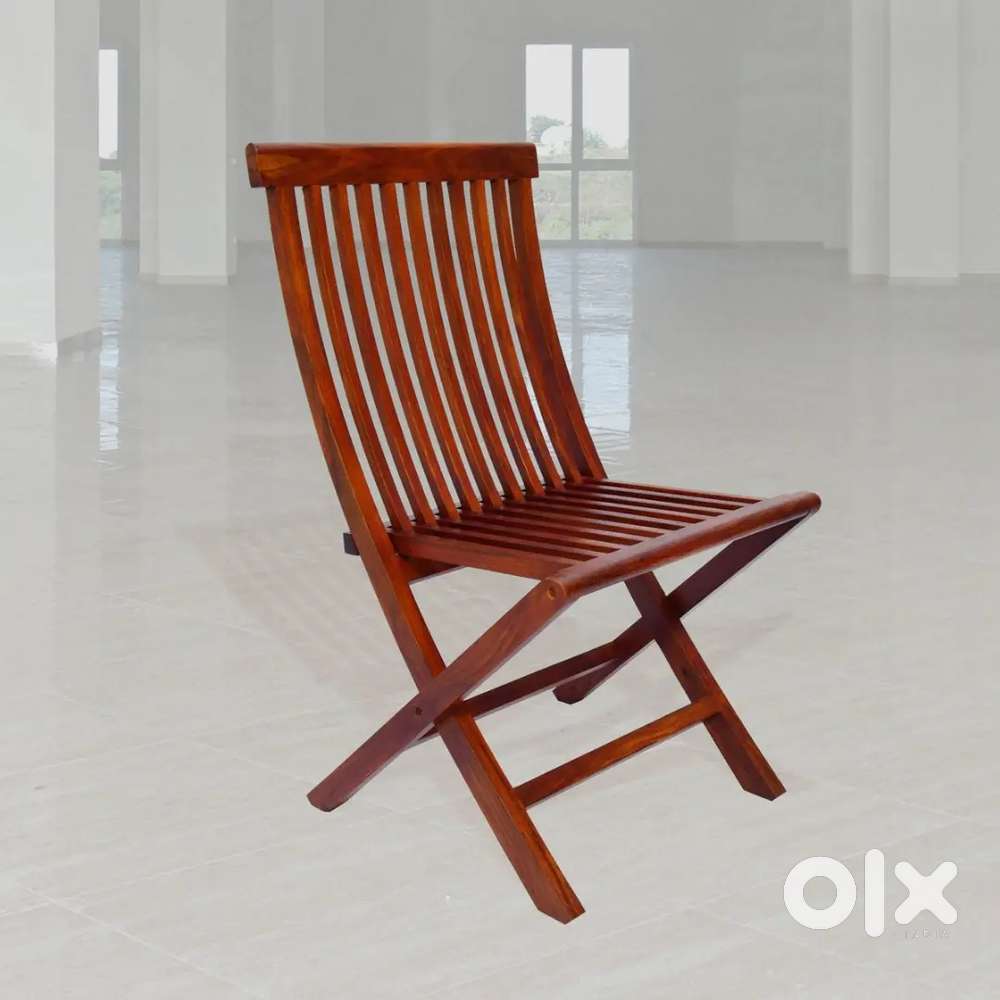 LG MICROWAVE and folded Wooden chair