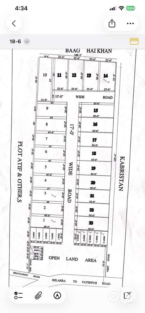Shop and plot