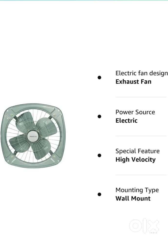 Brand new exhaust fan steel body