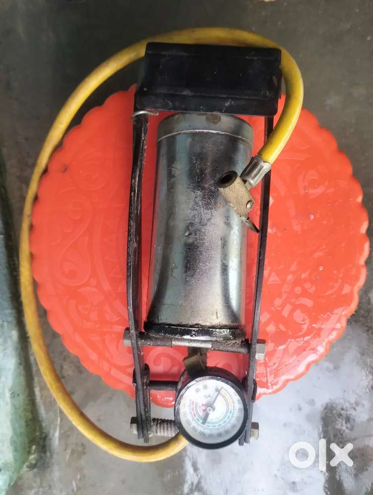 Foot air pump for motorcycle and bicycle. Only400/-