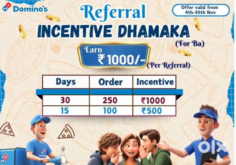 Hirin Delivery Boy Domino's Pizza