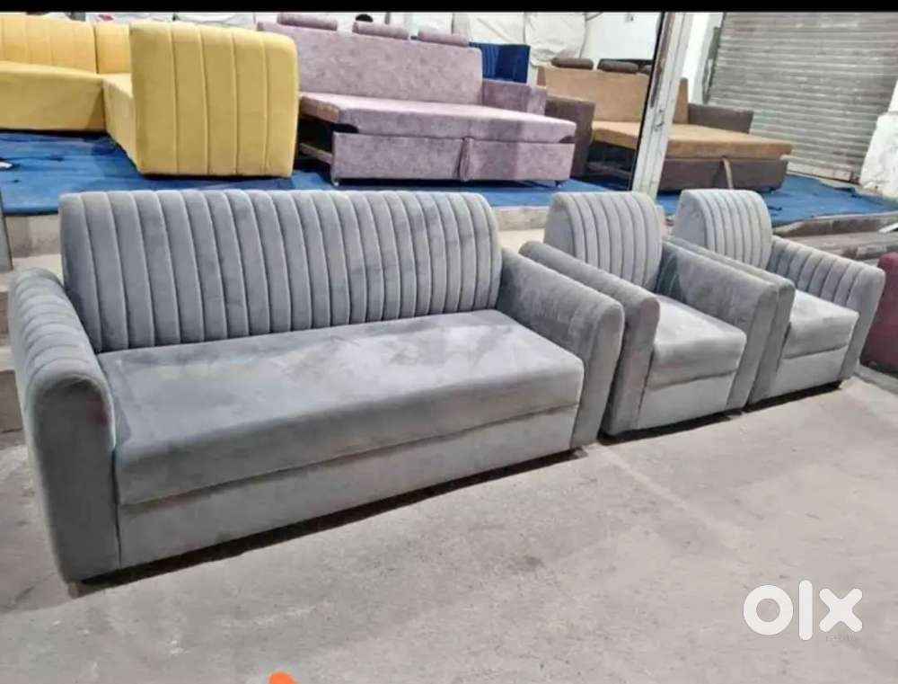 5 seater sofa back stripe line