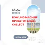 Bowling machine operator