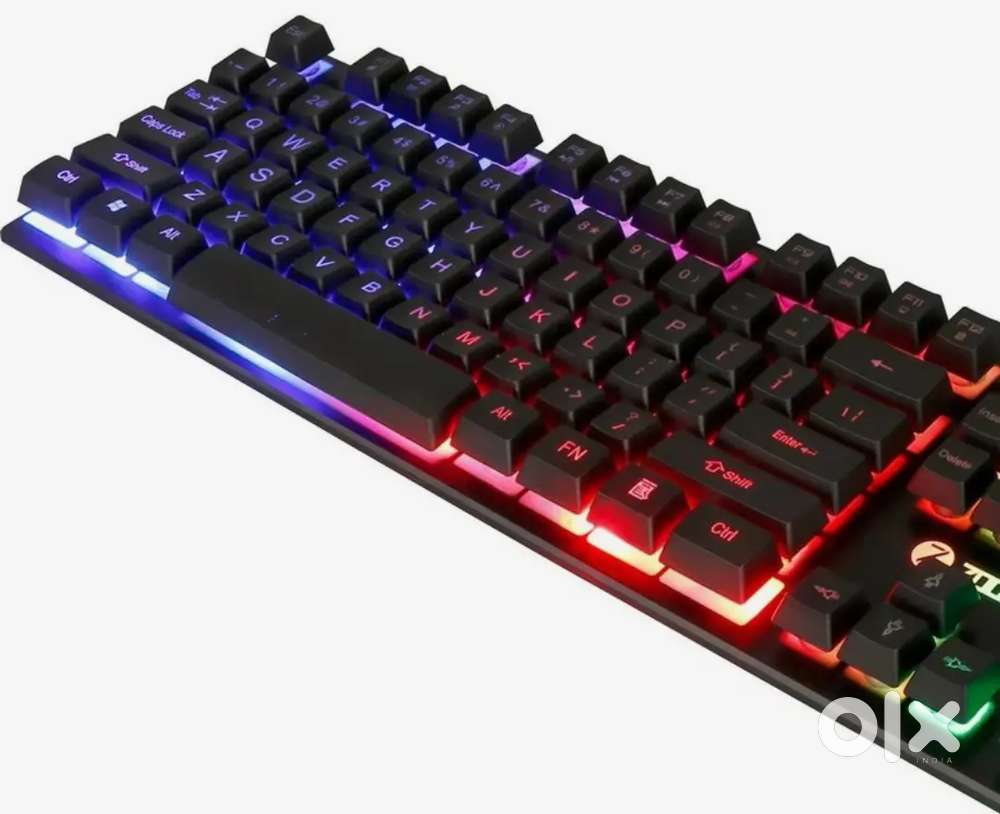 Brandded wired Keyboard with RGB lights