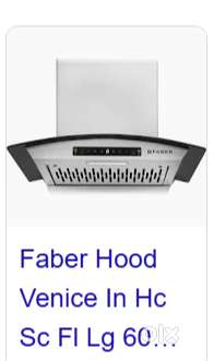Faber hood 90cm auto clean wall mounted light grey 1200 CMH chimney
