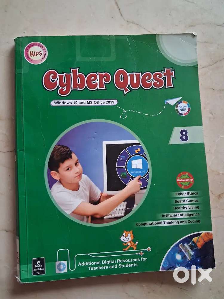 Cyber Quest computer book 8