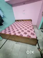 DOUBLE BOX BED WITH GADDE