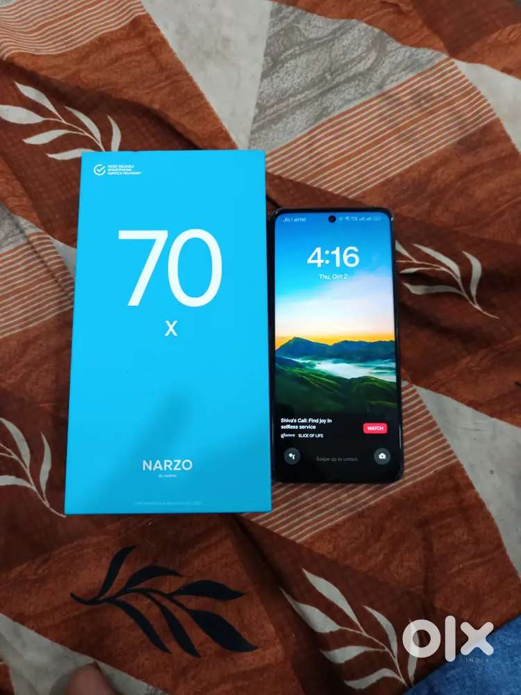 Realme 70x narzo  5G  6gb ram 128gb rom