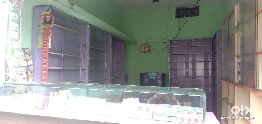 Shop rack and counter for sale