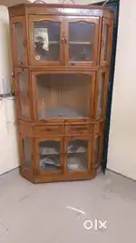 7ft Showcase Corner (Sangwan Wood)
