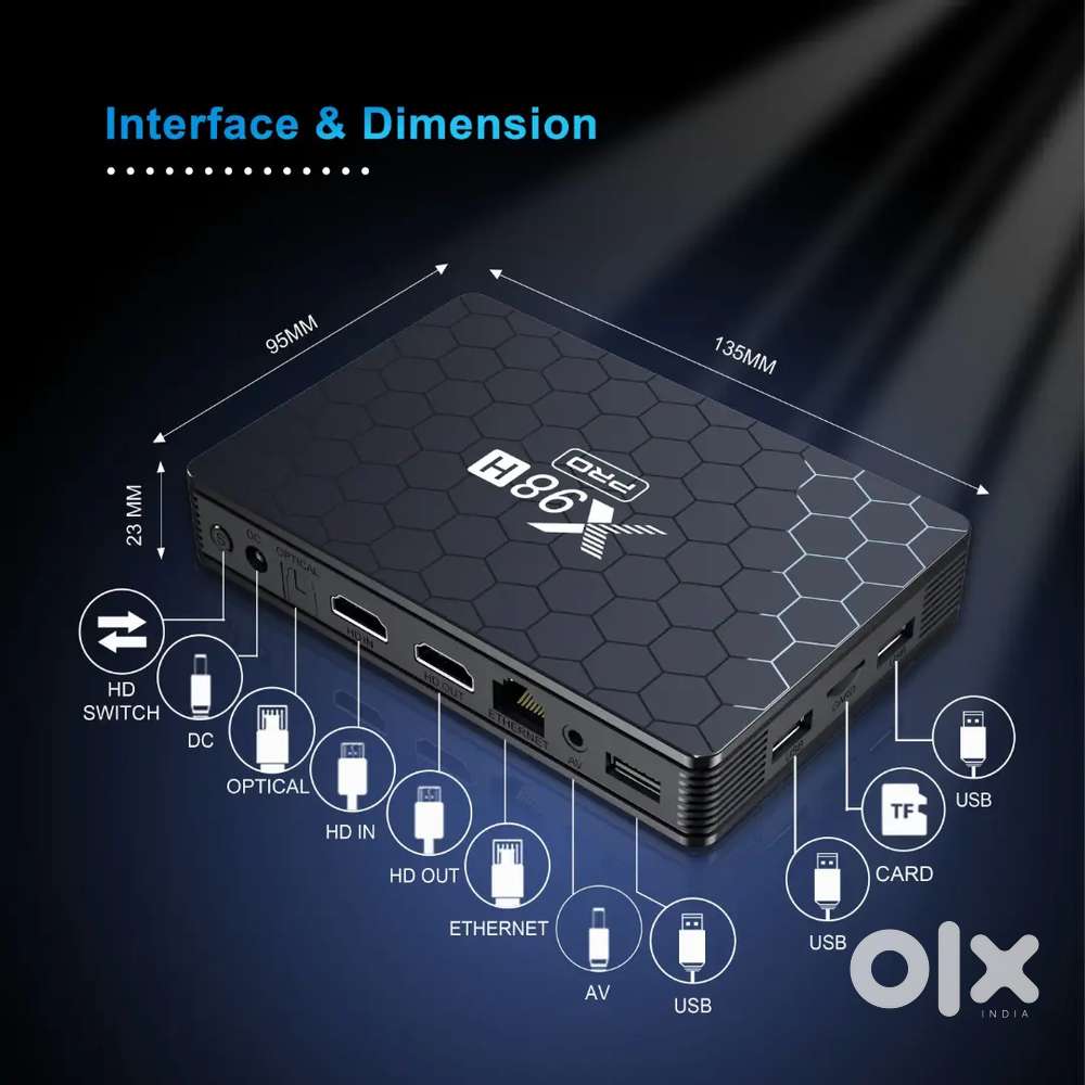 Android Tv Box X98H pro 4K