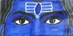 Mahadev eyes beautiful painting.
