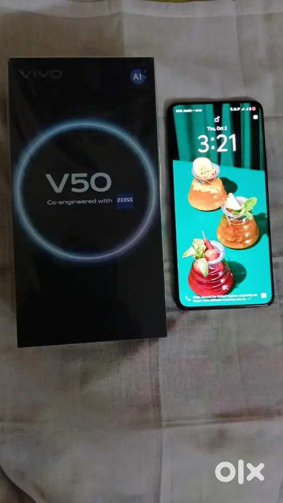 Vivo v50 256 gb box piece