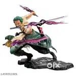 One Piece Roronoa Zoro Black Base Action Figure Set Height- 18cm