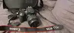 Canon 1300D with 18x55 lens