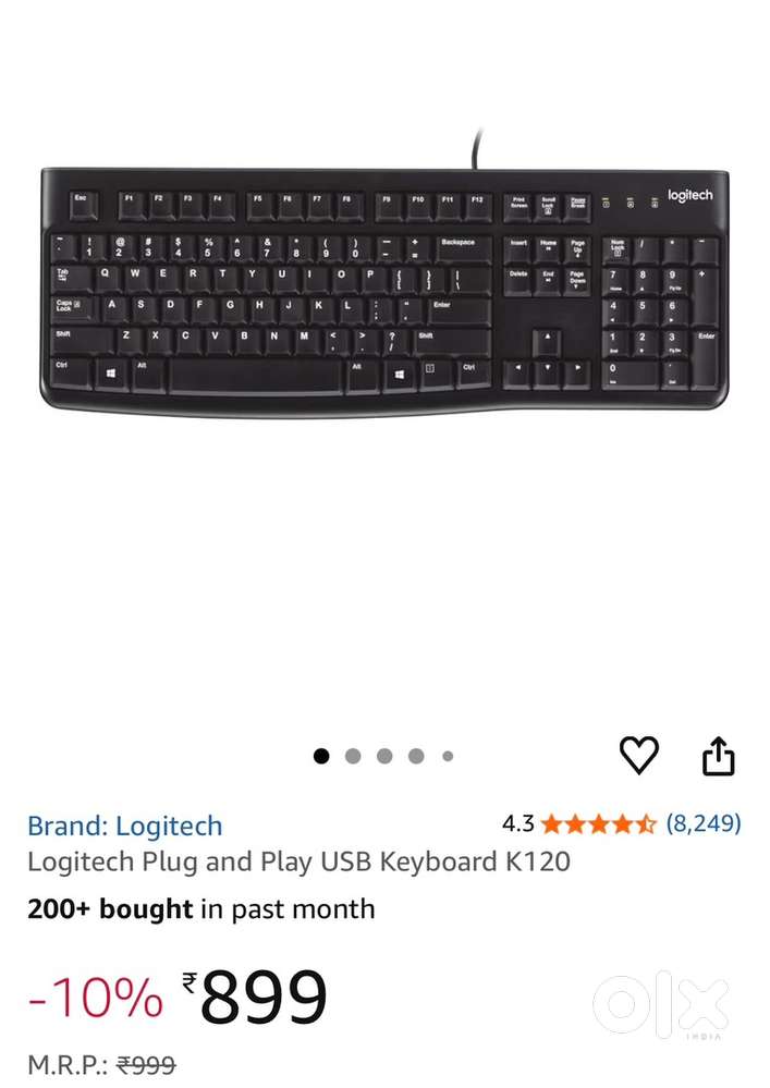 Logitech keyboard K120