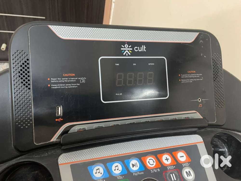 Treadmill in un touched condition . Cult fitness