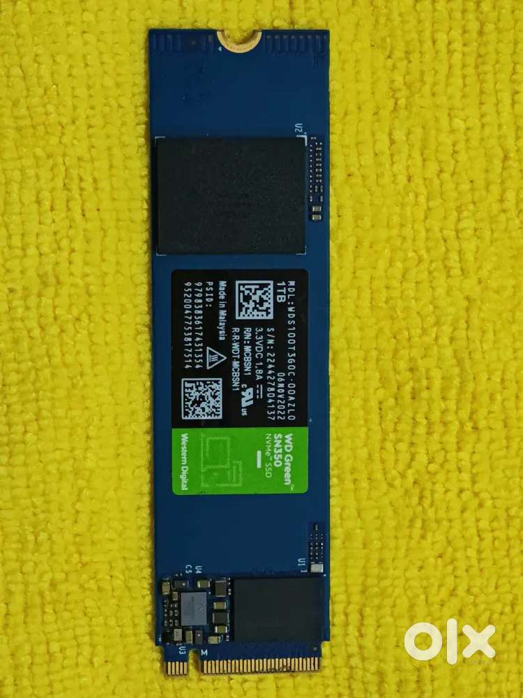 WD Green 1TB SN350 NVMe M.2 (2280) Internal SSD