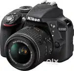 NIKON D3300 DSLR Camera Body with Single Lens: AF-P DX NIKKOR 18 - 55