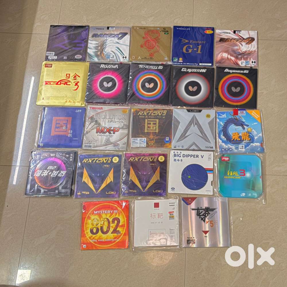 Table tennis Rackets / Rubbers