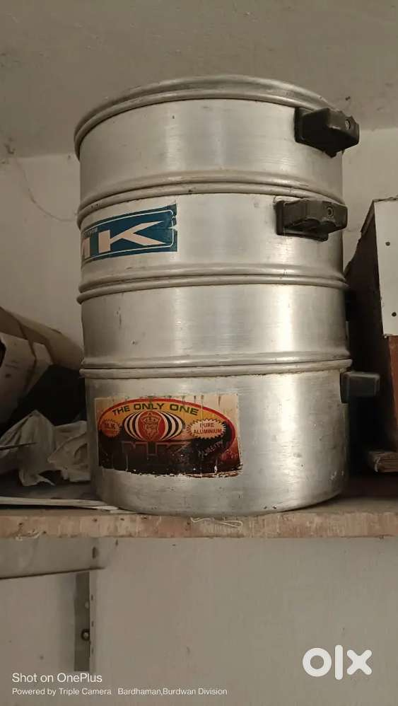 Pure Aluminum Steamer / Idli Cooker – Good Condition