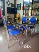 Orginal stainal steel Dinning Tabile 6x4 Hevy gej