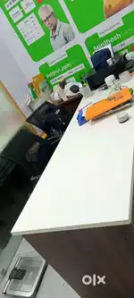 Office Table with side table
