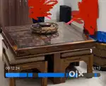 Sheesham centre coffee table with seating
