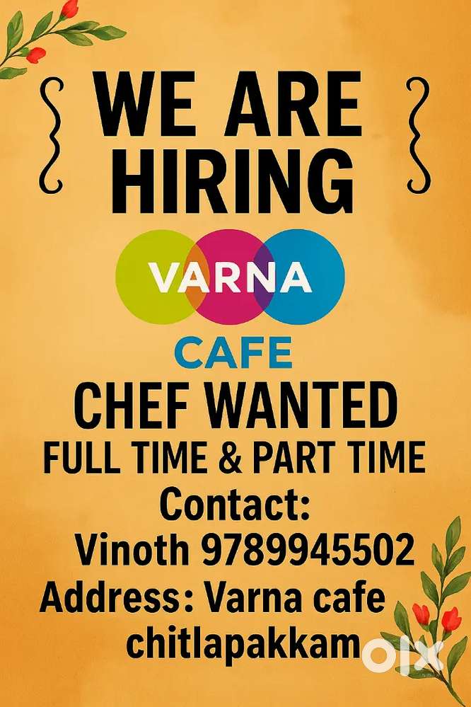 Chef, cook wanted