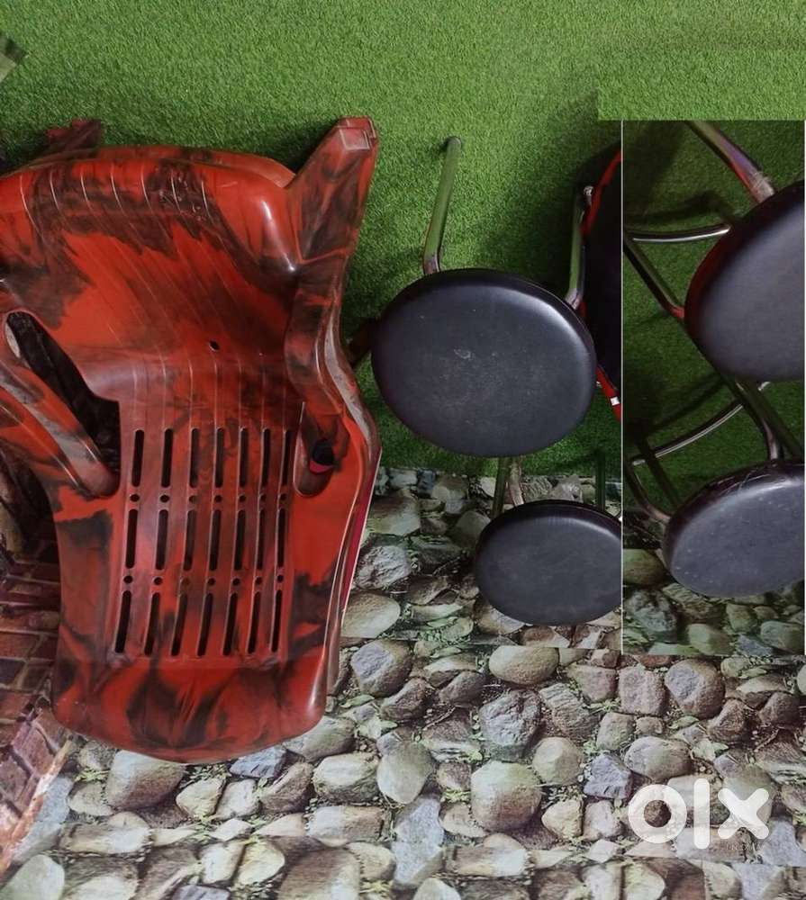 Four (4) pieces Stools and two chairs  - fixed rate only