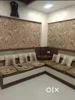 2 wooden couch for sale