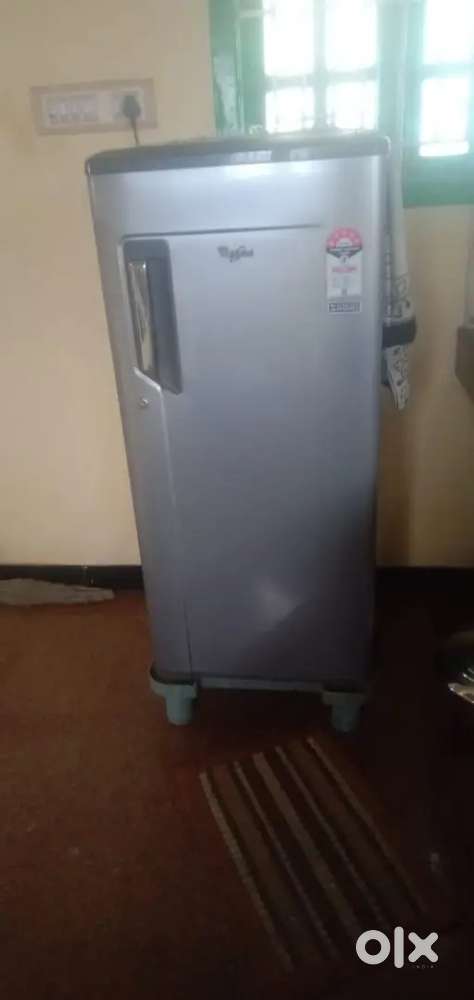 Combo good currently working fridge and sofa