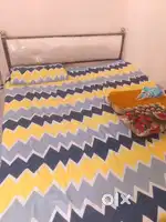 King size bed (Gently used)+ Study table with chair
