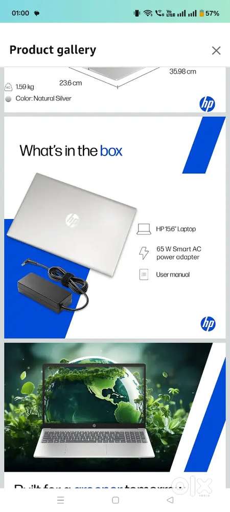 HP Laptop 16 GB /512 GB