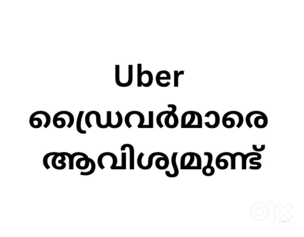 HIRING UBER DRIVER KOCHI